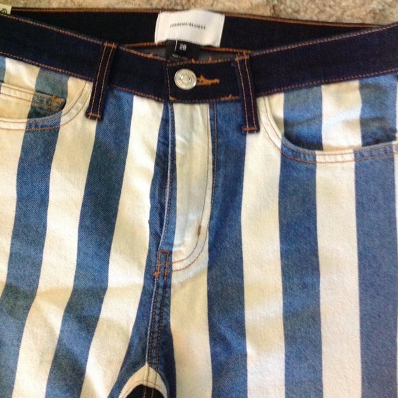 Current Elliott High Waist Stiletto In Bay Stripe - Picture 6 of 9